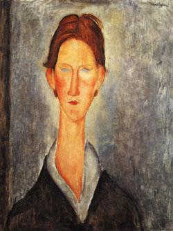 Amedeo Modigliani Portrait of a Student France oil painting art